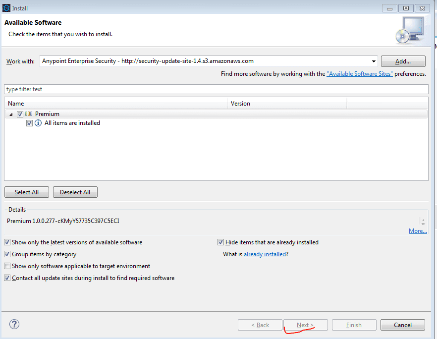 Available Software