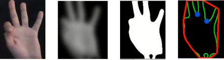 Human hand gesture recognition system