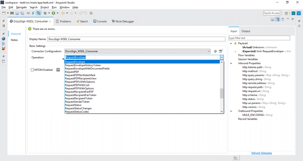Integrating DocuSign with MuleSoft Anypoint Platform