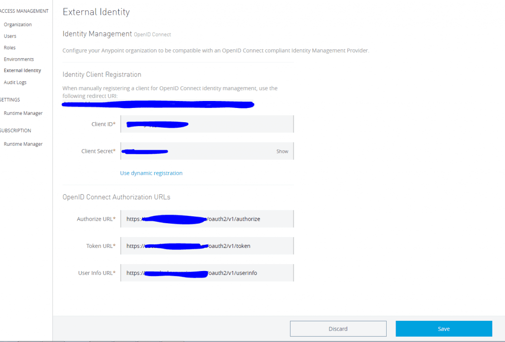 Anypoint Platform Identity Management - OKTA