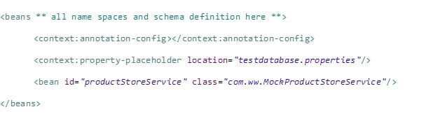 Test Automation of Mule Flows with Java Components and JDBC End Points, Sping Beans Definition Testing