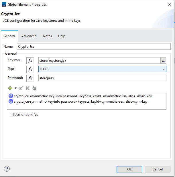 JCE Config